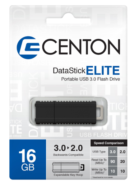 Centon DataStick Elite USB 3.0 16GB Flash Drive; $14.98