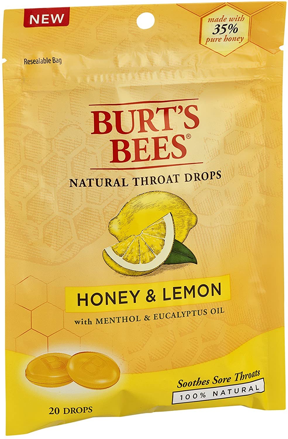 image of: Burt's Bees Natural Throat Drops