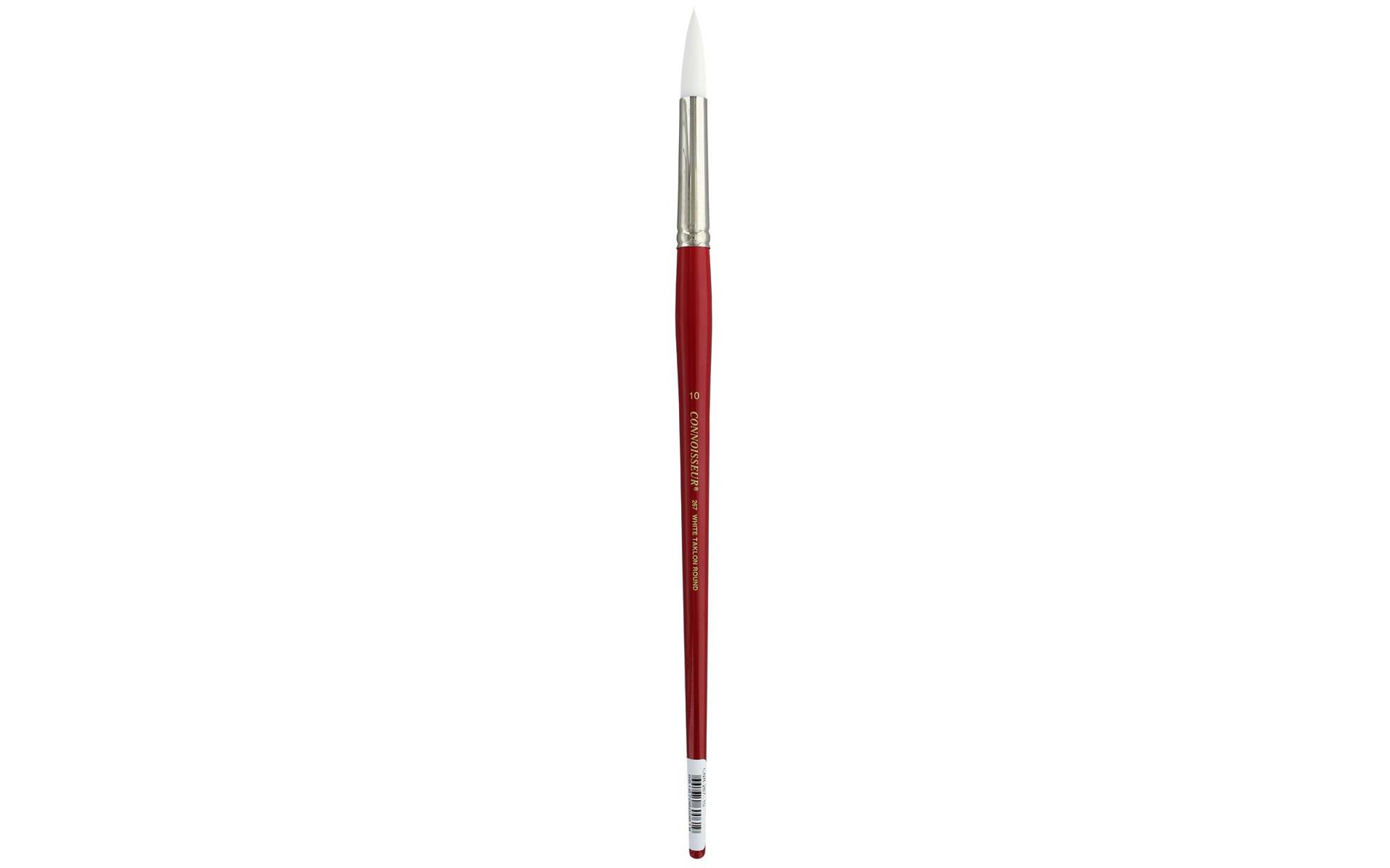 image of: Connoisseur #10 Round Long White Taklon All Media