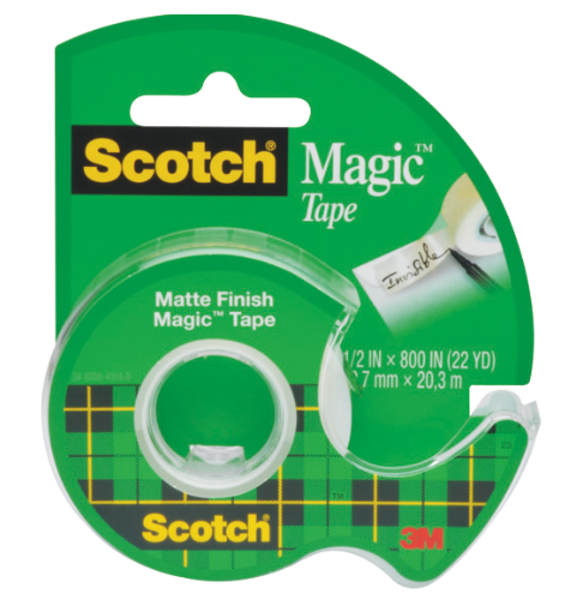 Scotch Magic Tape, Matte Finish; $4.98
