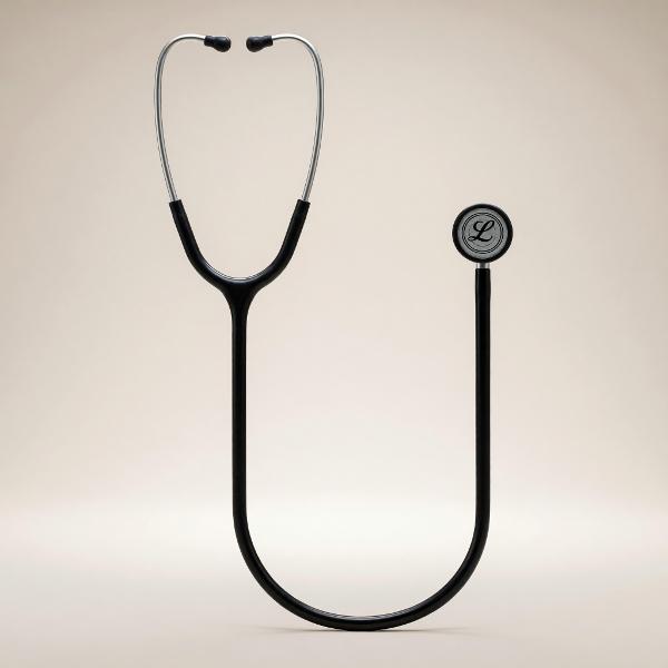 SATIN FINISH BLACK STETHOSCOPE; $130.99