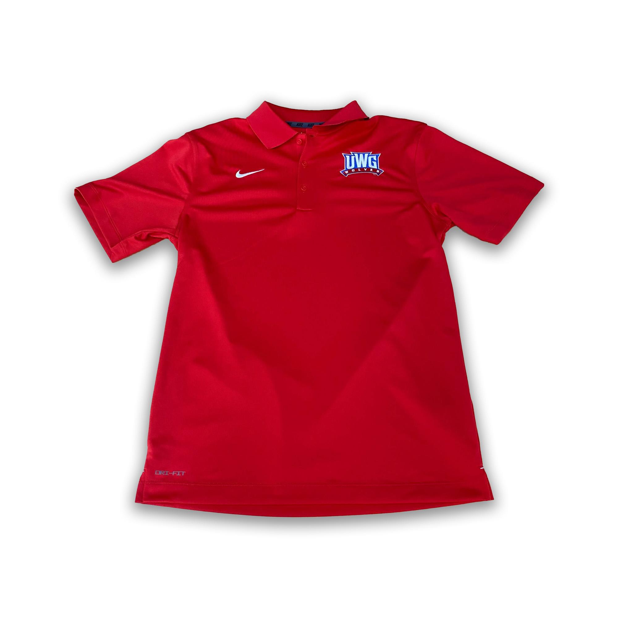 image of: ATHLETICS LOGO NIKE SOLID POLO