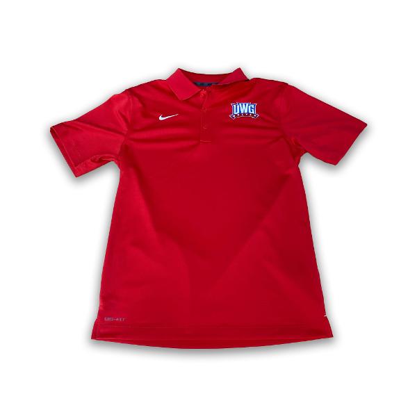 ATHLETICS LOGO NIKE VARSITY POLO; $69.99