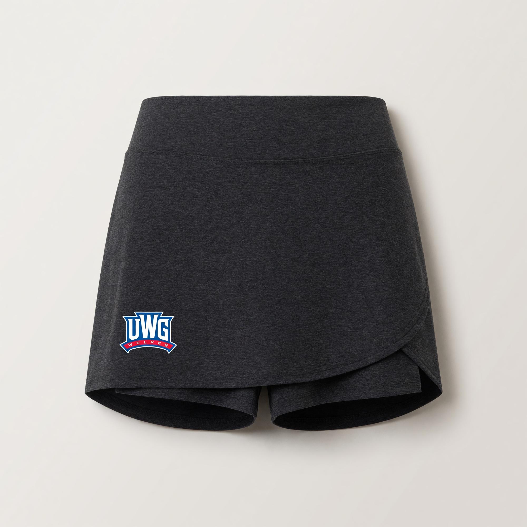 Product image 1 of 3 for UWG ATHLETIC SKIRT – WOMEN’S ACTIVEWEAR - GRAY