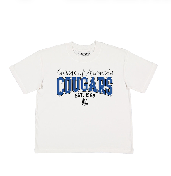 PCC ALAMEDA WOS SS CROP TEE; $33.99