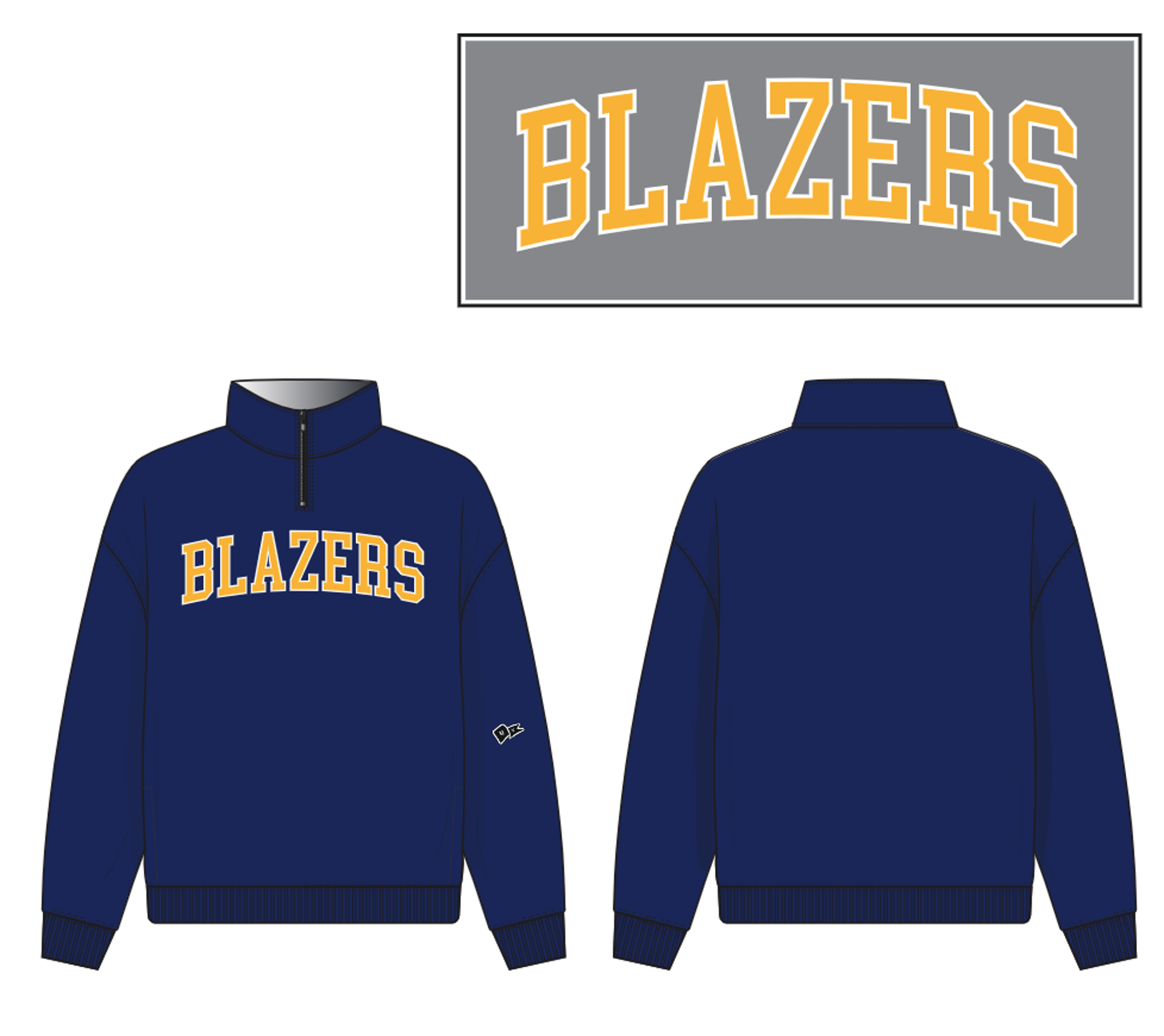 Product image 1 of 1 for Hype & Vice Blazer 1/4 Zip