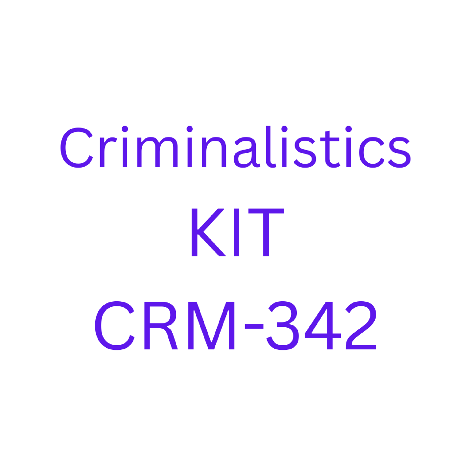 Product image 1 of 1 for PCC KIT Criminalistics