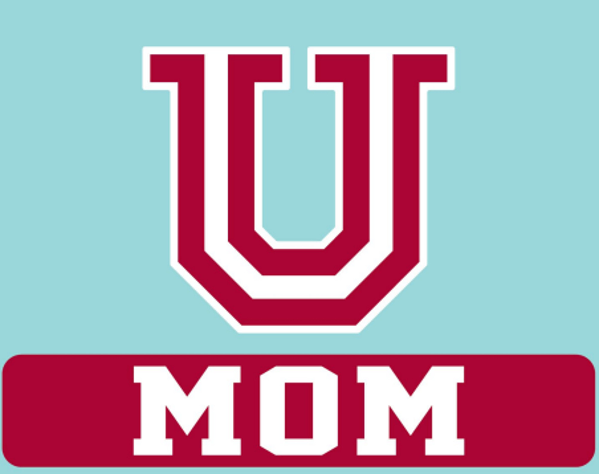 image of: Union University Mom Perfect Cut Decal
