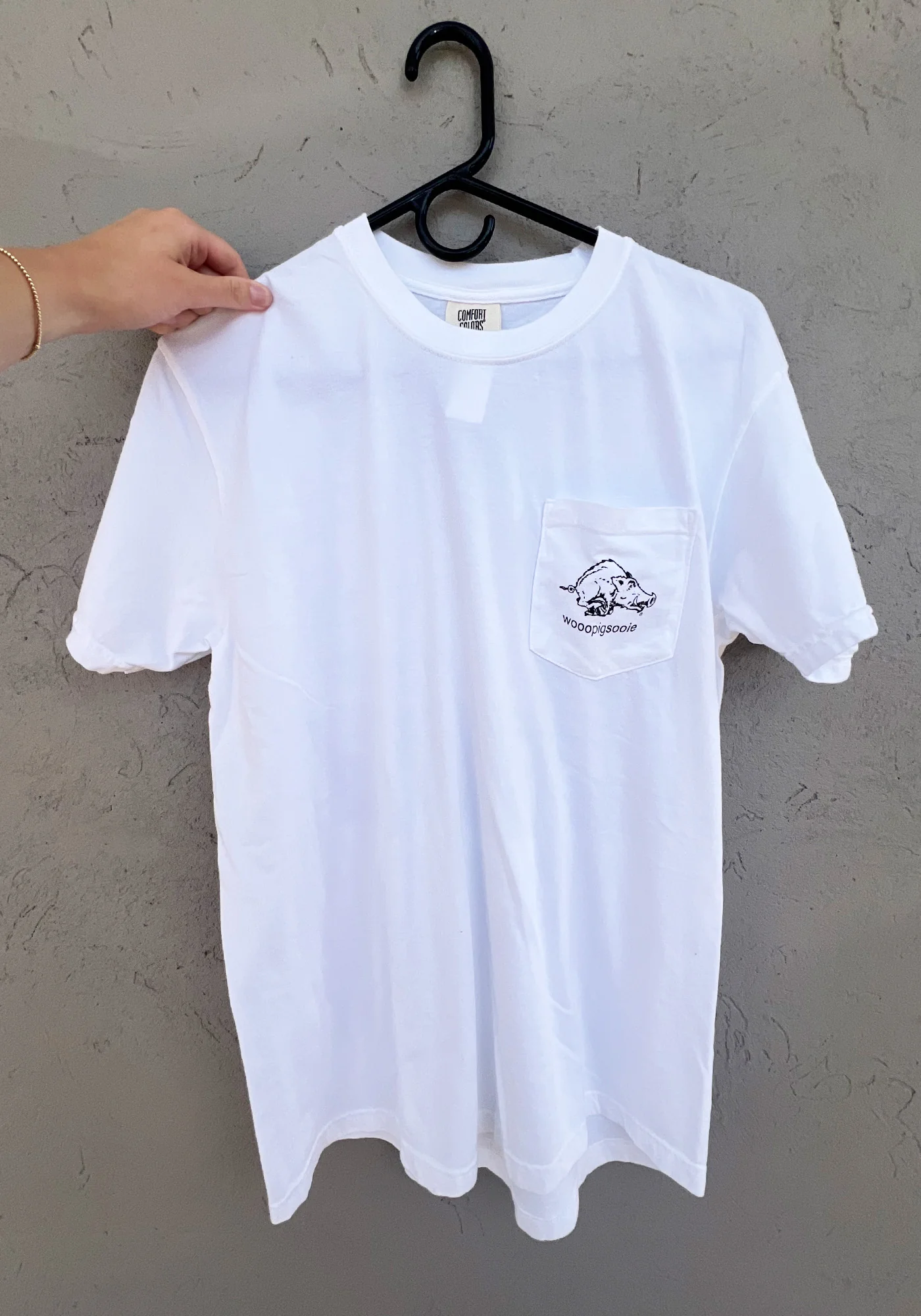 Product image 2 of 3 for Arkansas Razorbacks Block Multi Logo Pocket Short Sleeve Tee