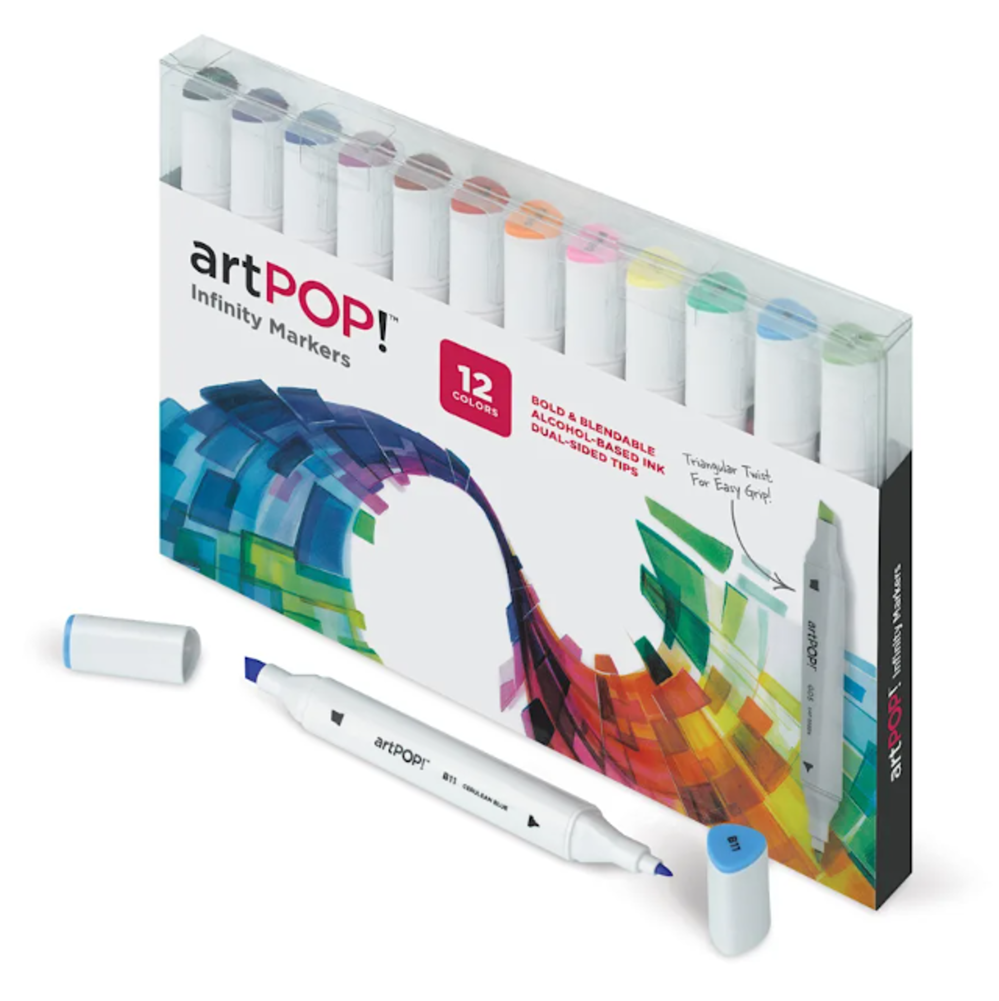image of: artPOP! Infinity Art Markers, Assorted Colors, Set of 12
