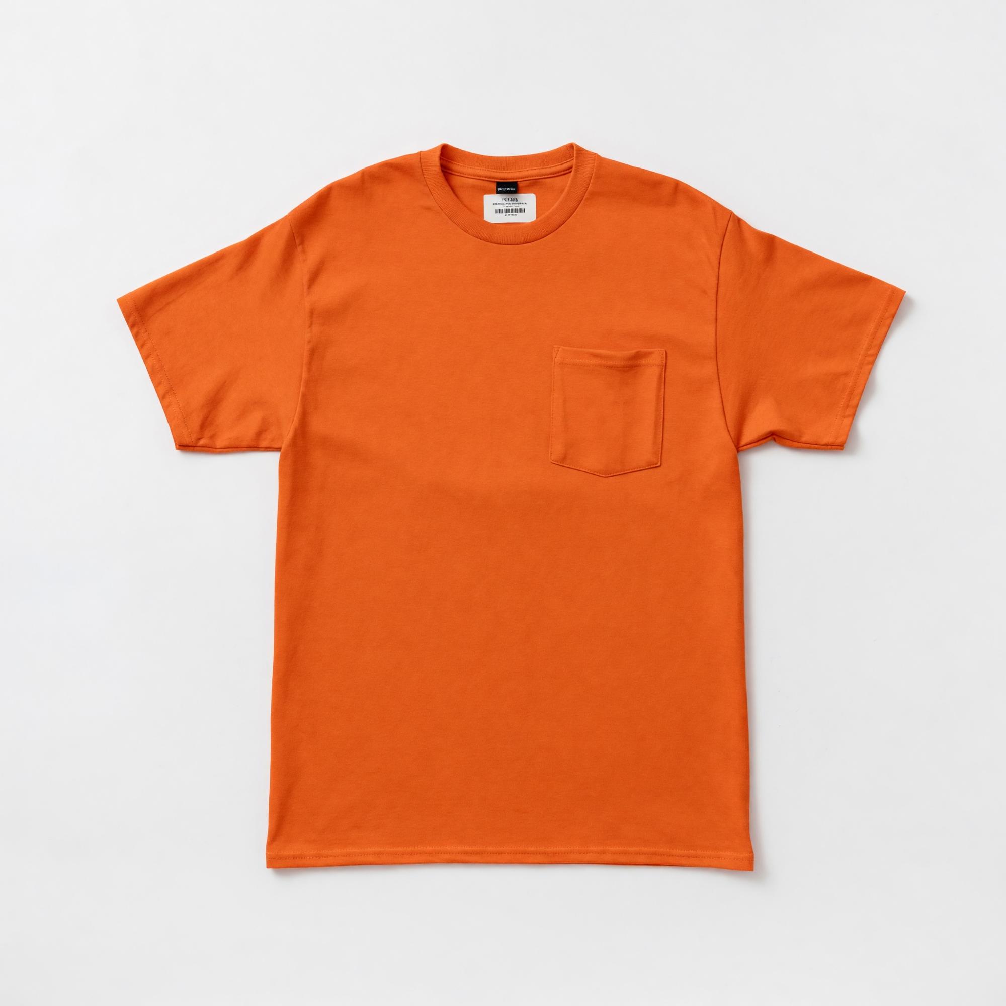 Variant 4 of 5 for Port & Co Orange Essential Pocket Tee