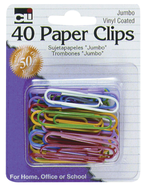 Charles Leonard Jumbo Paper Clips, 40 Pack; $2.98