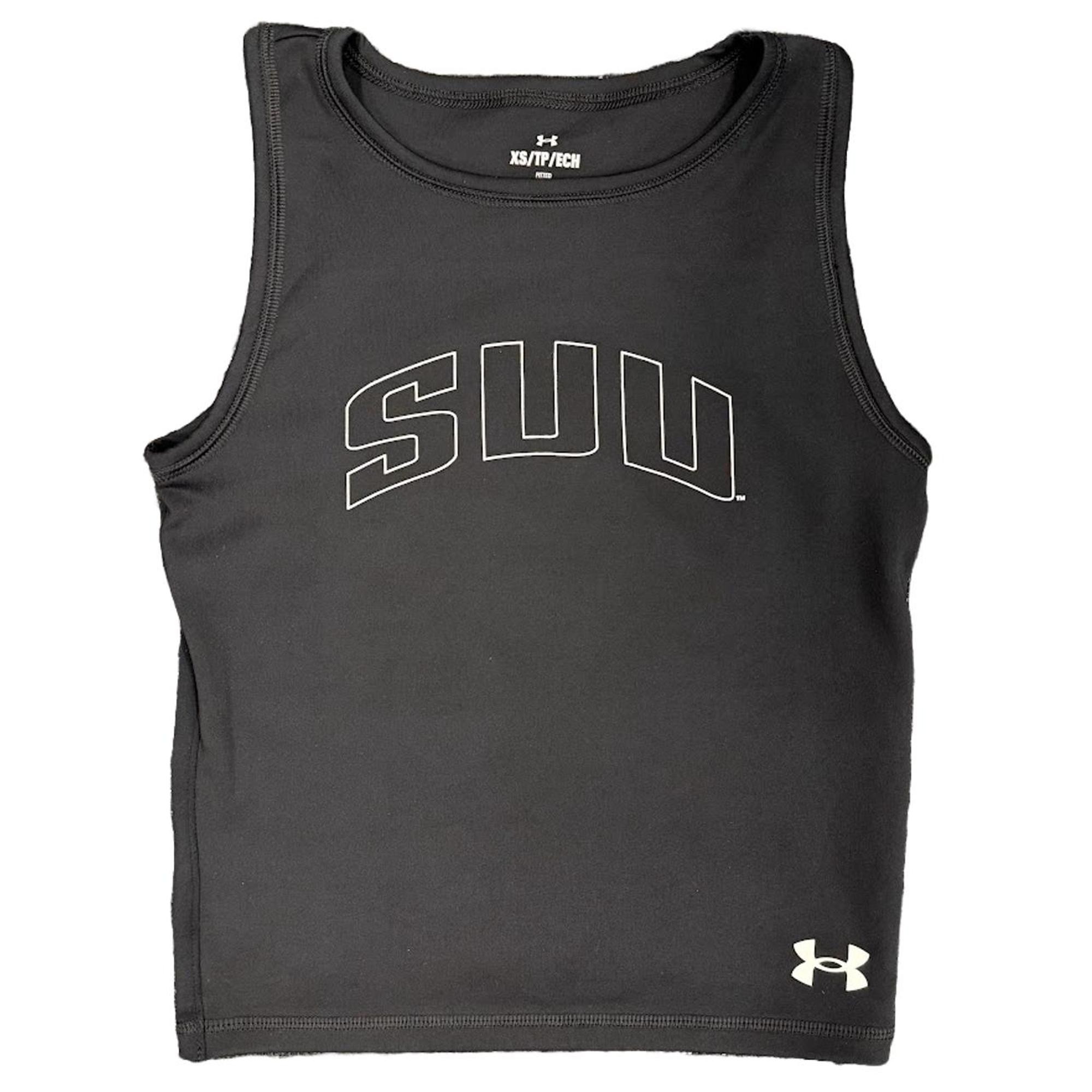 Product image 1 of 2 for U/A WOMENS BLACK TANK TOP SUU