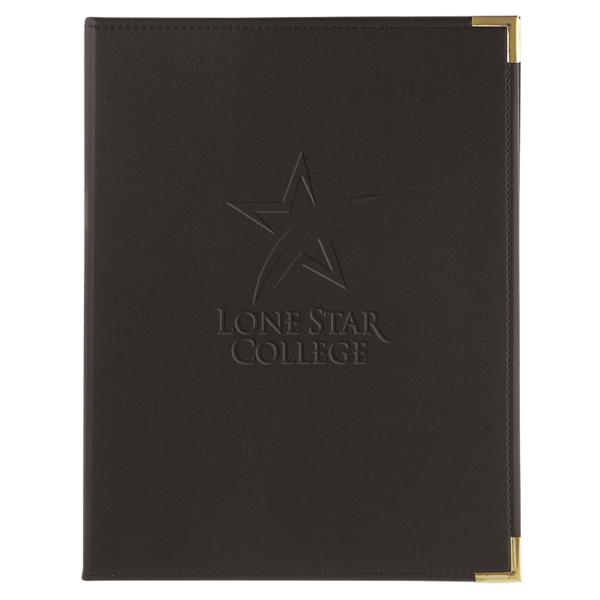 Lone Star College Classic Padfolio, Black; $29.98