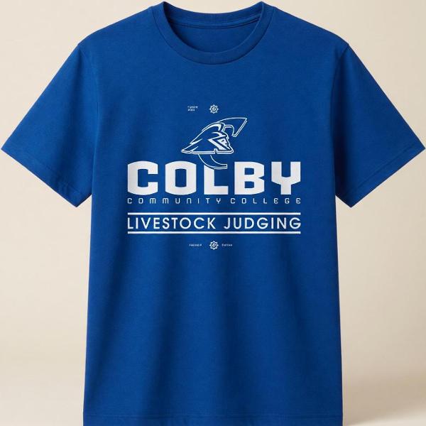 Livestock Judging Department Tee; $19.50