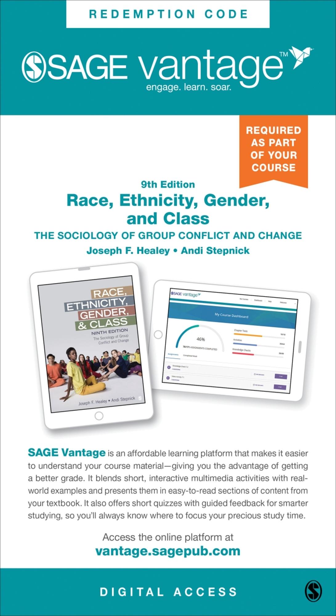 Cover image for Race, Ethnicity, Gender and Class-Vantage Digital Option 9th Edition