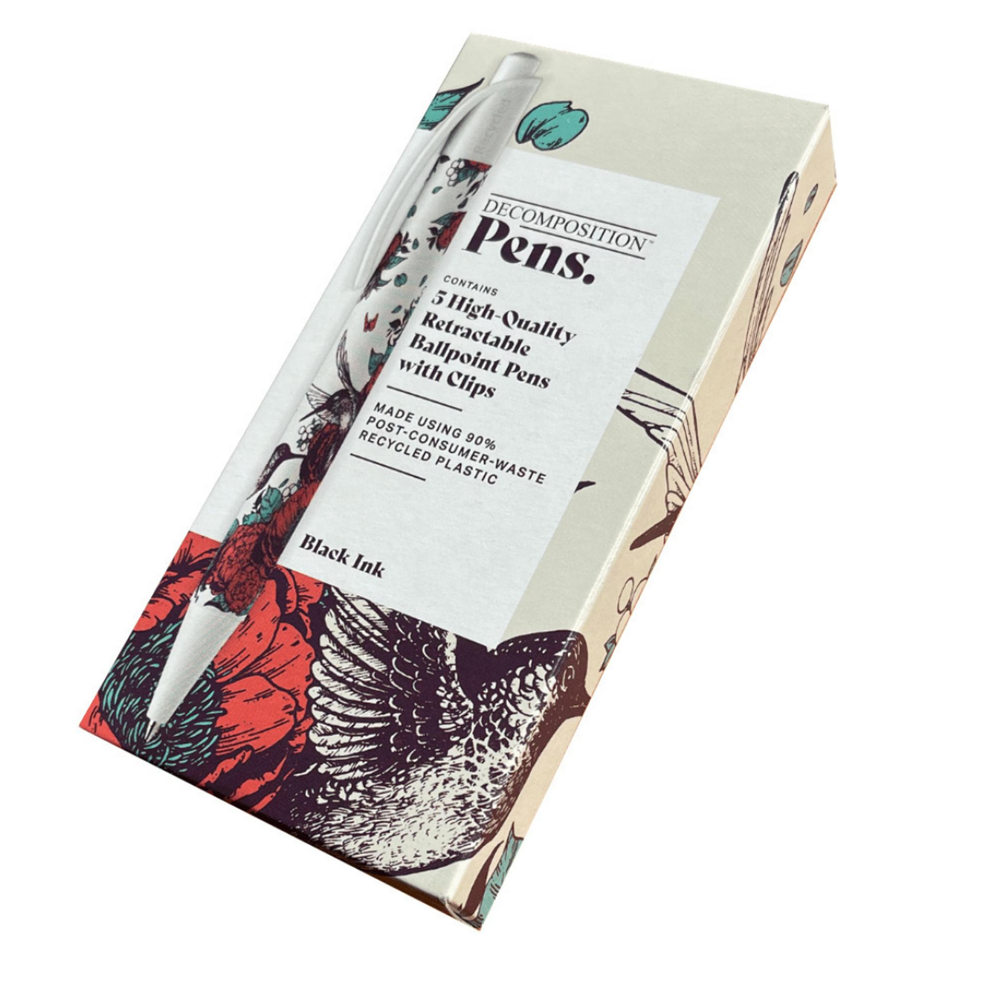 Product image 2 of 2 for Michael Roger Set of 5 Decomposition Pens - Hummingbirds