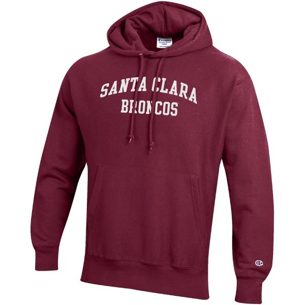 Santa Clara Broncos Reverse Weave Hood, Garnet; $89.98