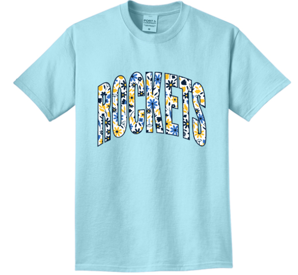 Rockets Flowers Garment Dyed Tee; $29.99