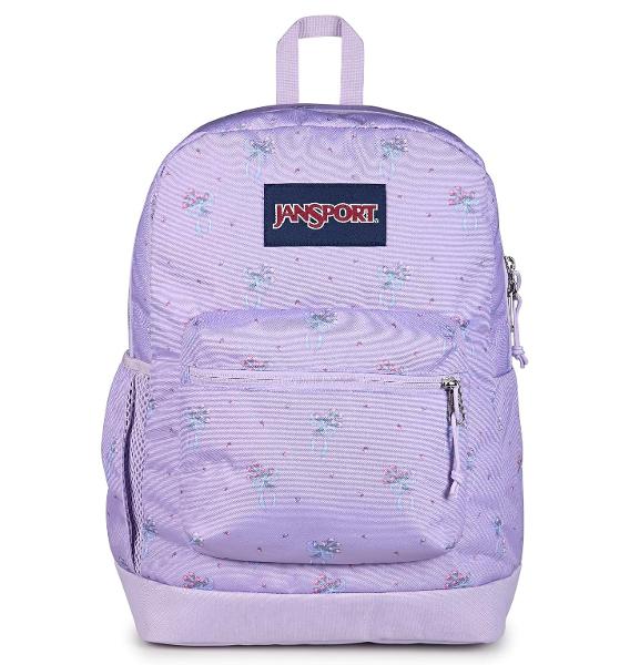 BACKPACK Cross Town Plus Pastel Petals Lilac/Blue; $49.99