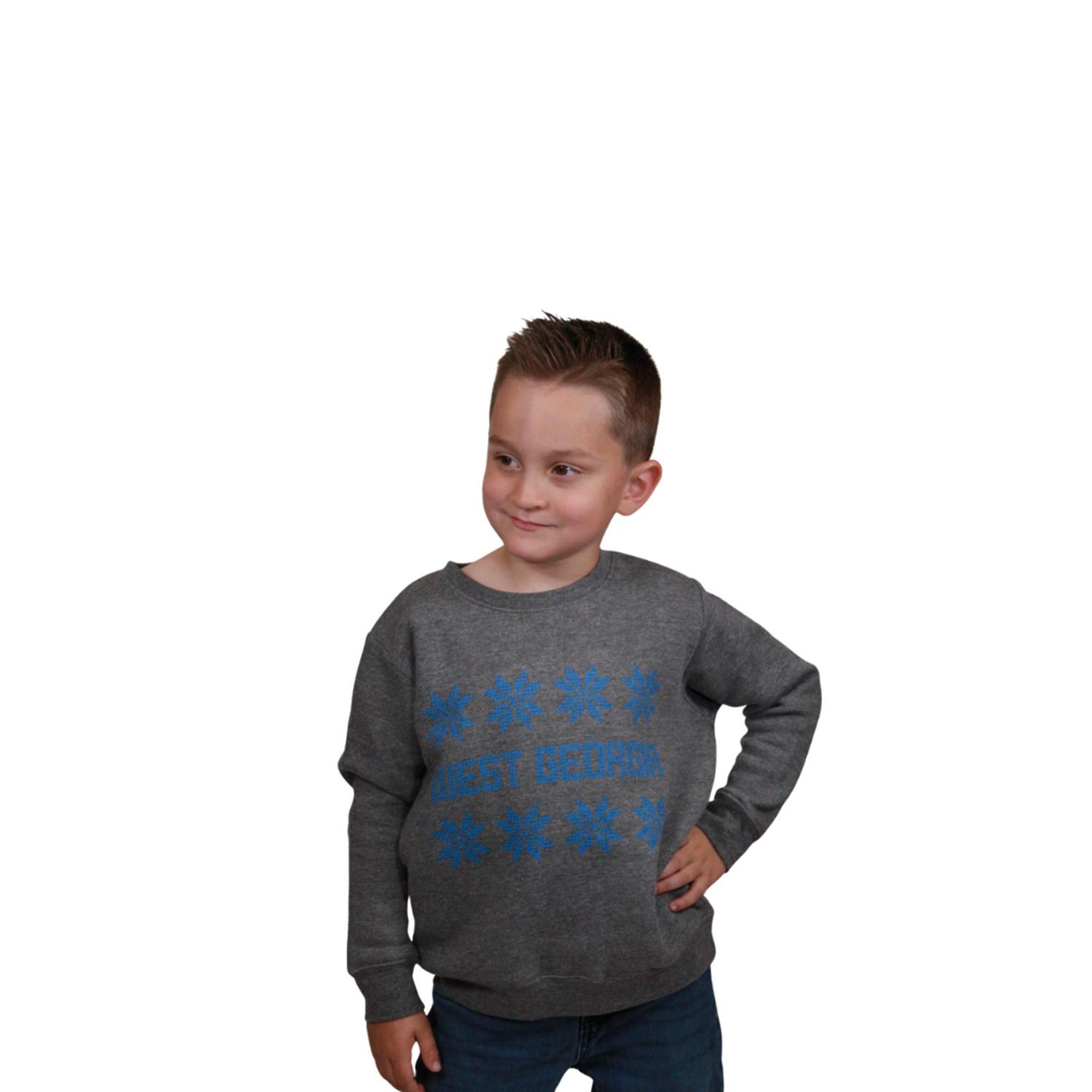 Product image 2 of 2 for UWG WINTER WEST SWEATSHIRT – YOUTH APPAREL – HEATHER GRAY
