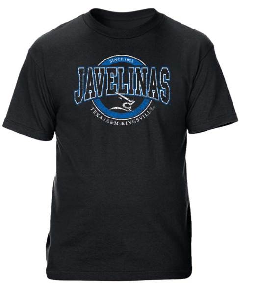 TAMUK SS TEE SHOVELER CIRCLE BLK; $19.99