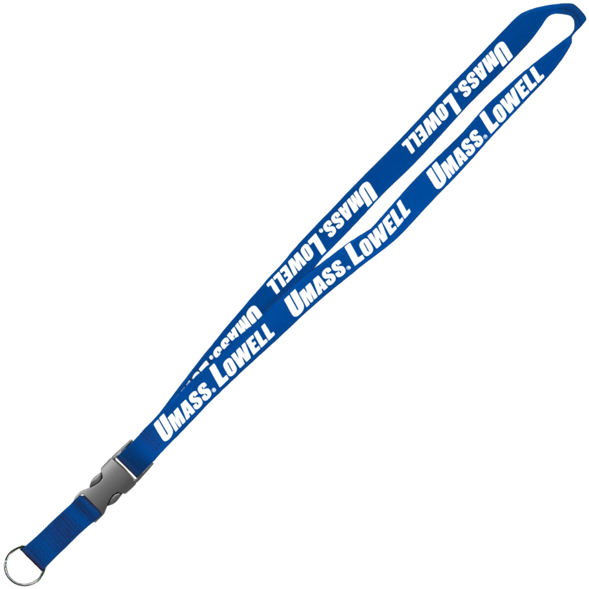 Blue Berkeley Woven Lanyard