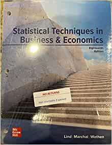 Cover image for STATISTICAL TECH.IN BUS.+ECON..(LOOSE)