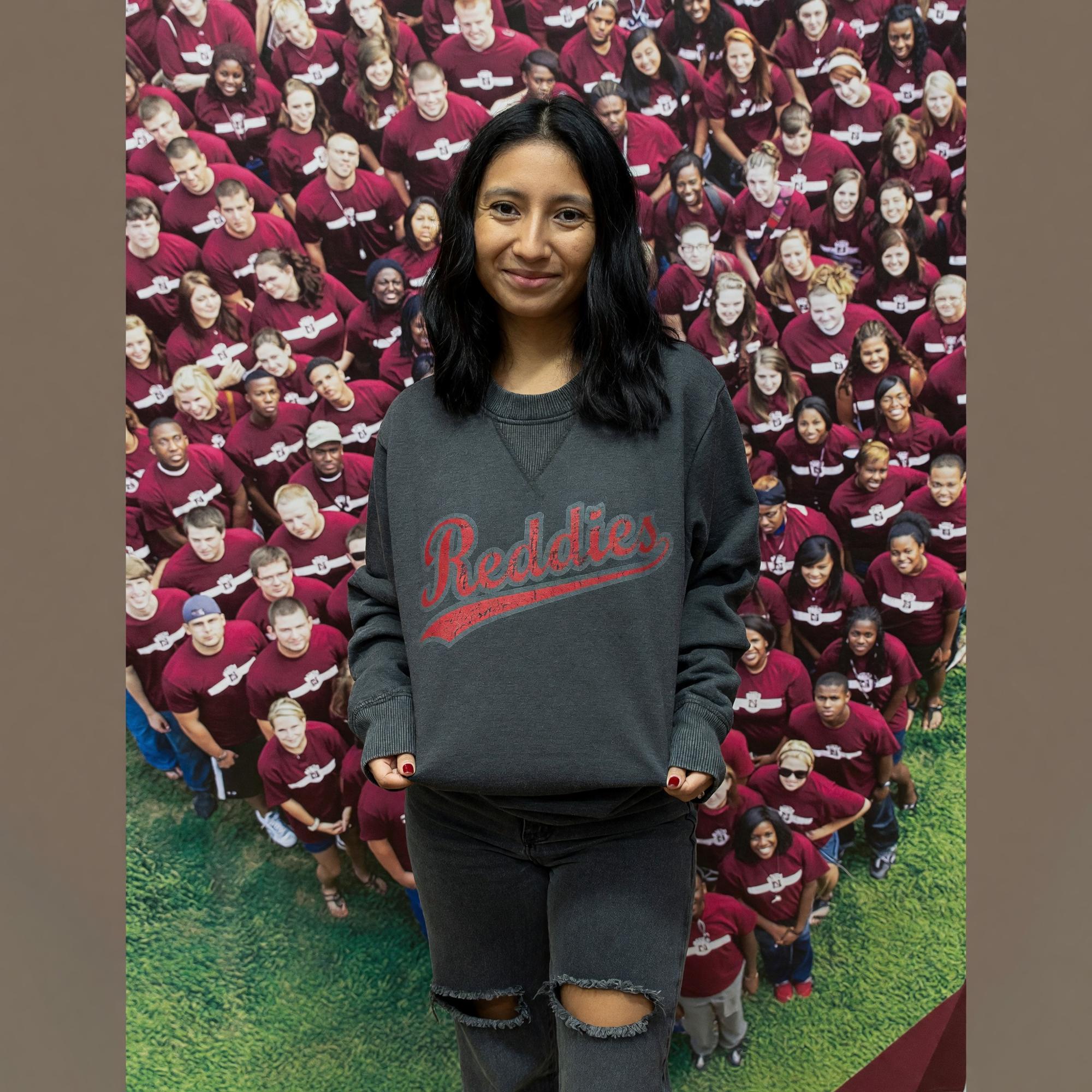 Product image 2 of 2 for Reddies Vintage Wash Fleece Crewneck Sweatshirt