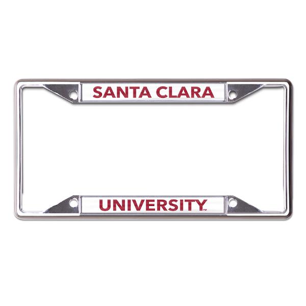 Santa Clara University Metallic License Plate Frame; $32.98