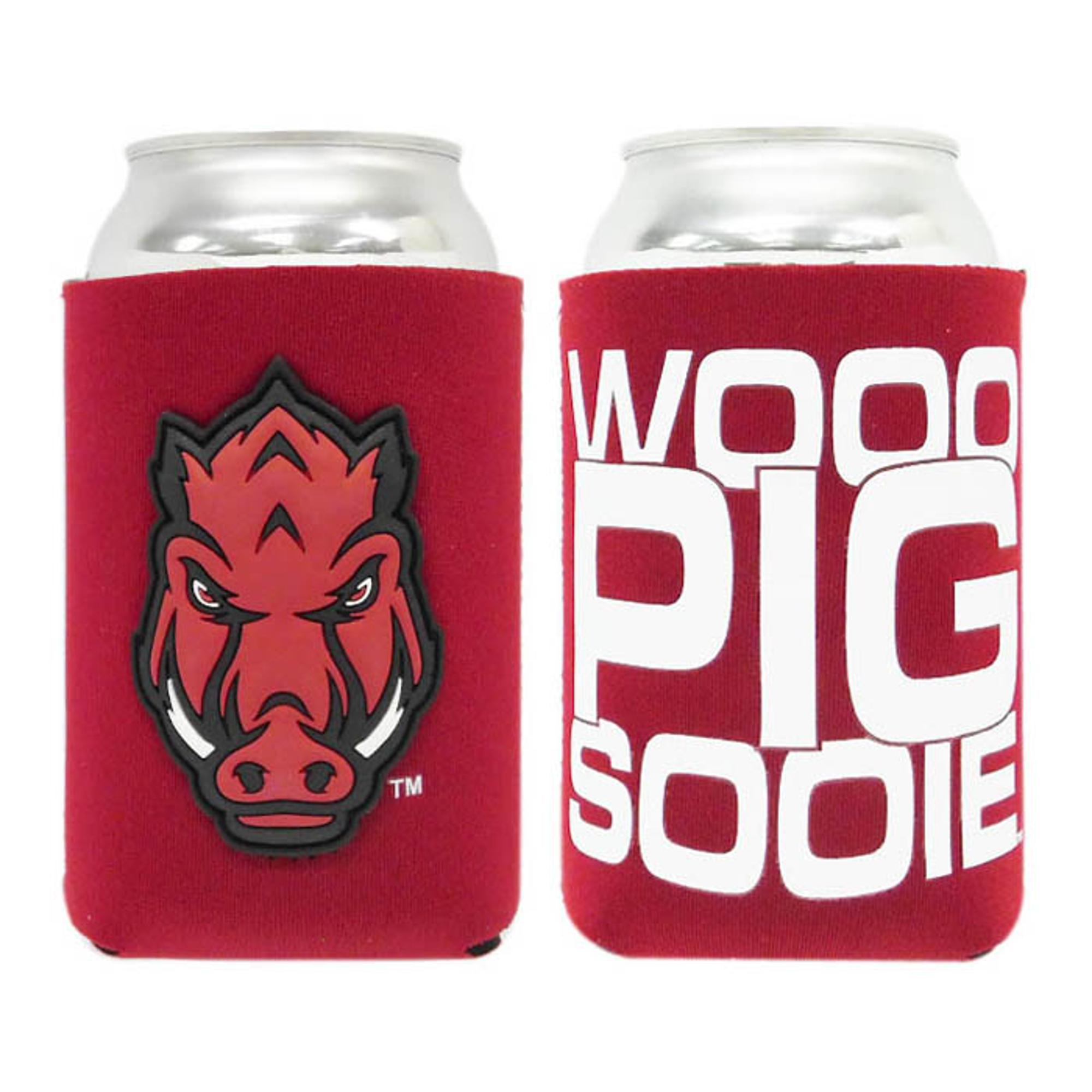 image of: Arkansas Razorbacks "Wooo Pig Sooie" Can Koozie