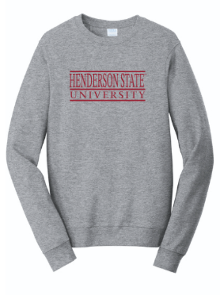 Henderson State University Fan Favorite Fleece Crewneck Sweatshirt; $33.99