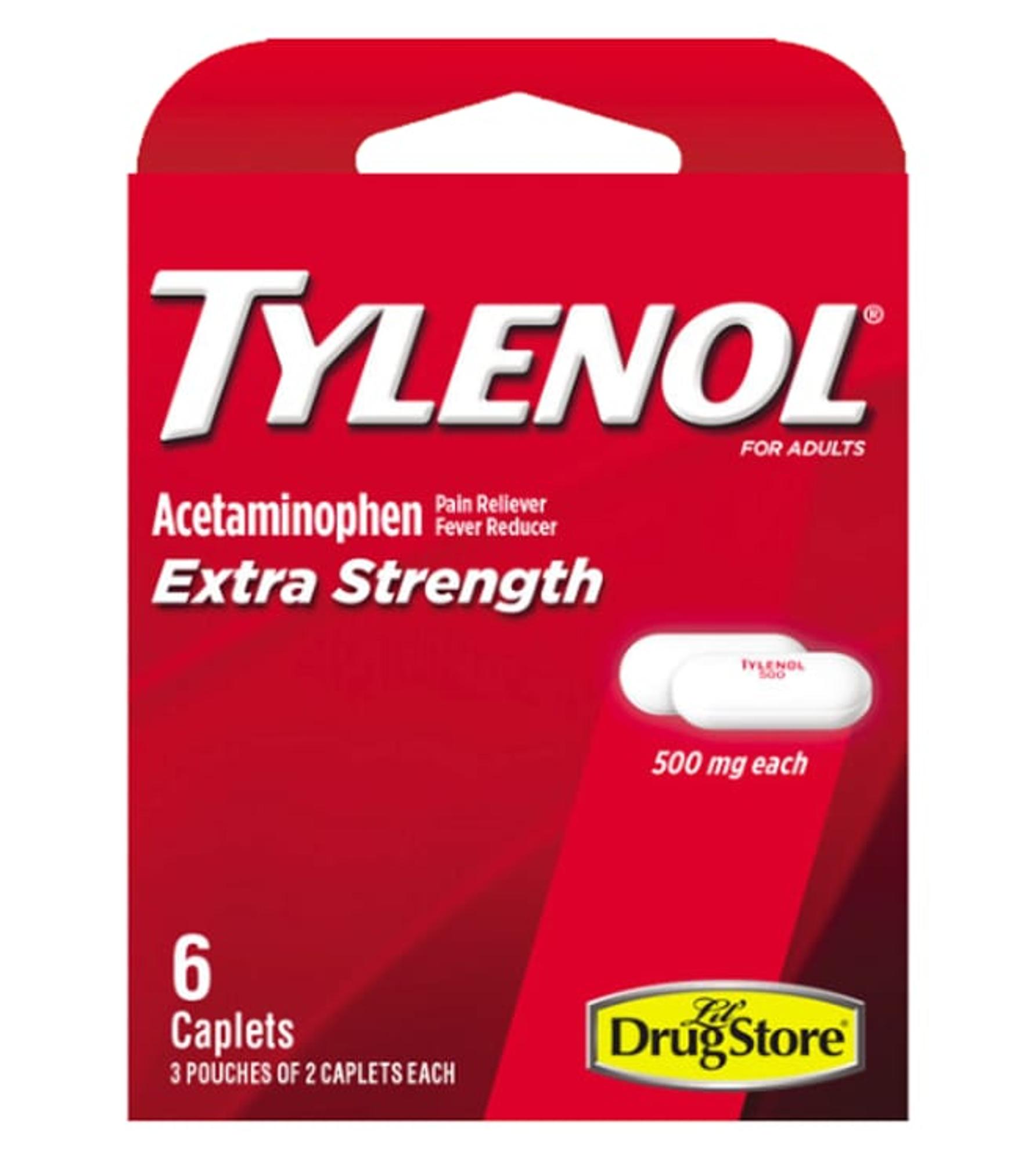 Product image 1 of 1 for Tylenol Acetaminophen extra strength