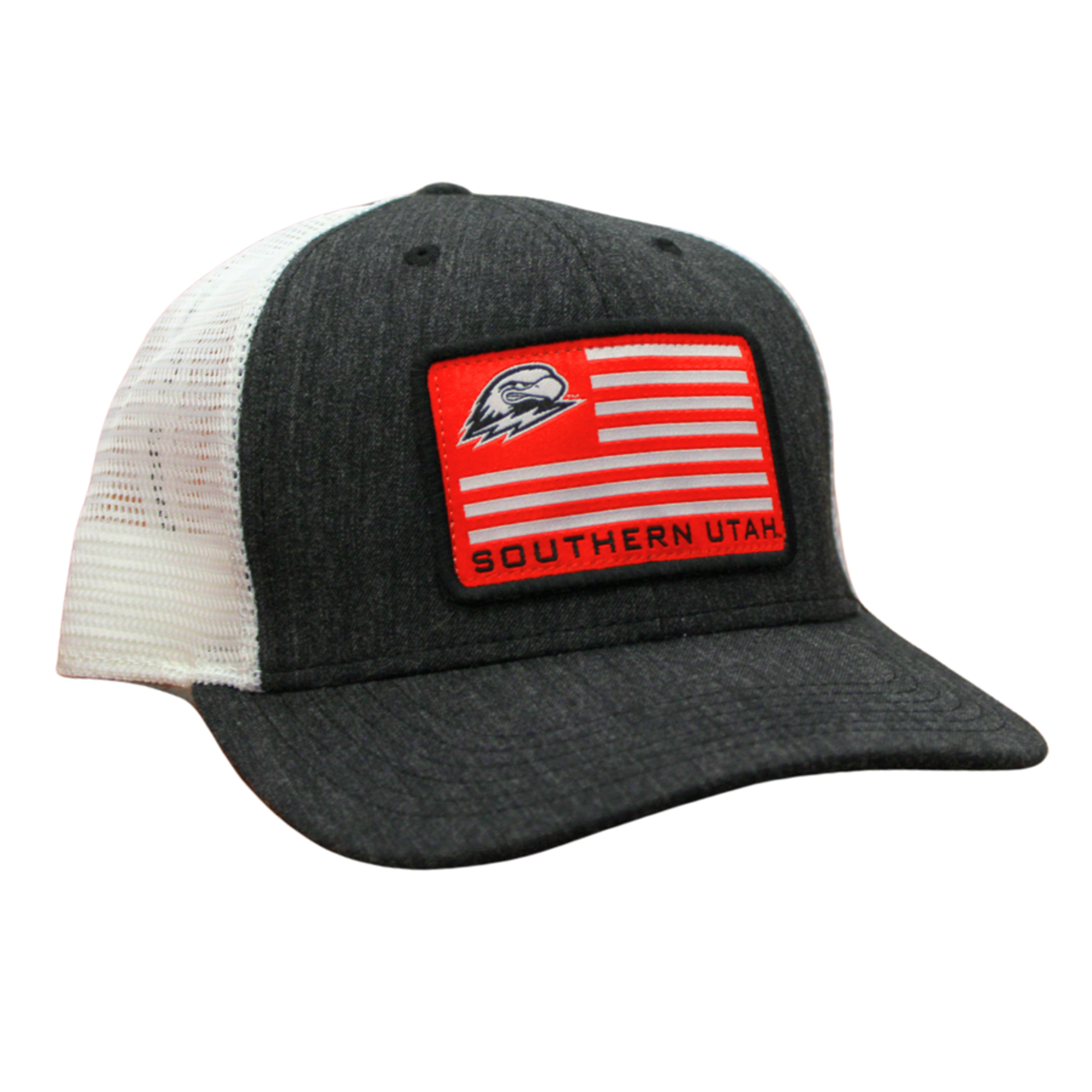 image of: Legacy Melange Black SUU Flag Snapback
