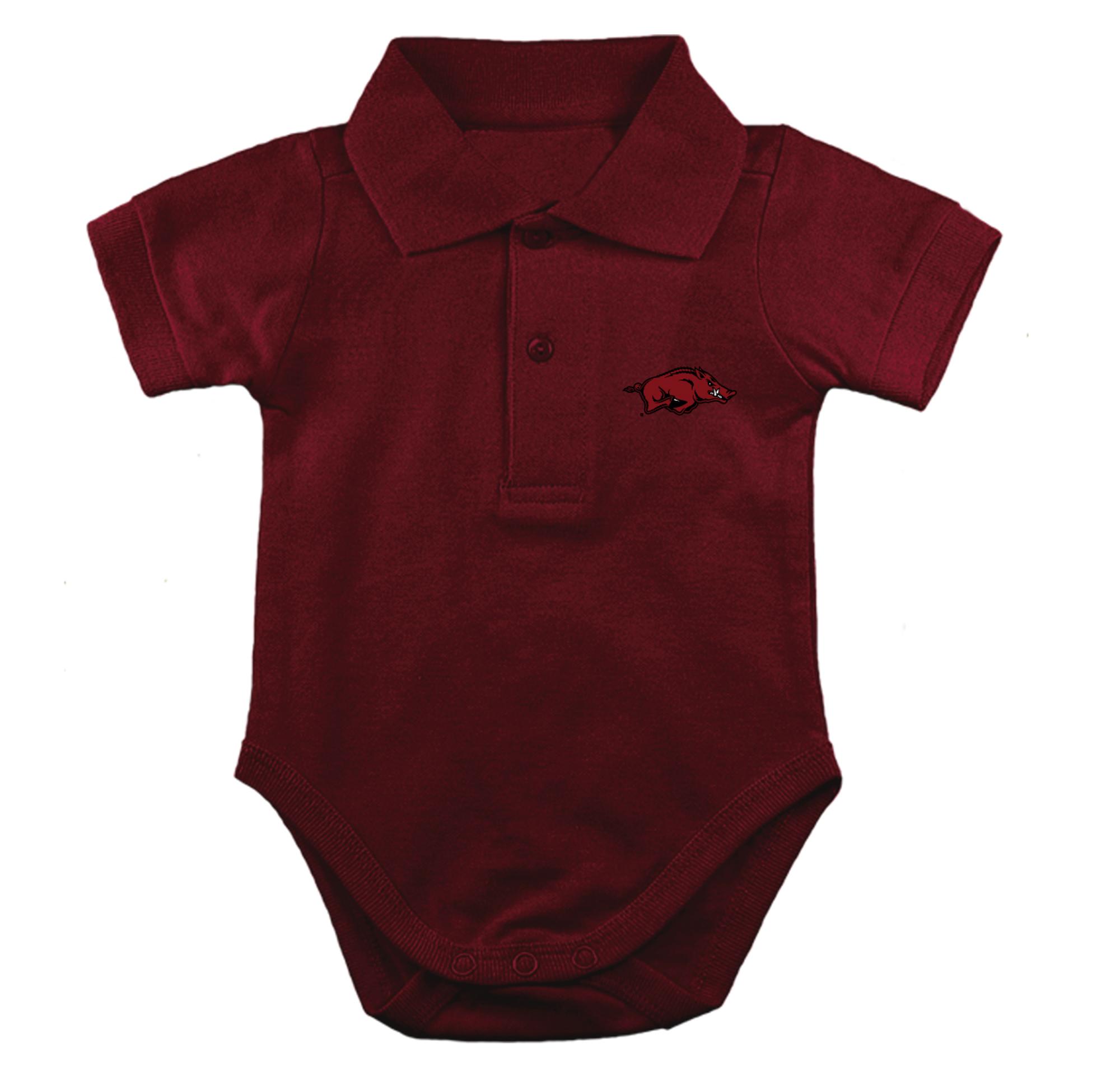 image of: Arkansas Razorback Infant Golf Shirt Romper