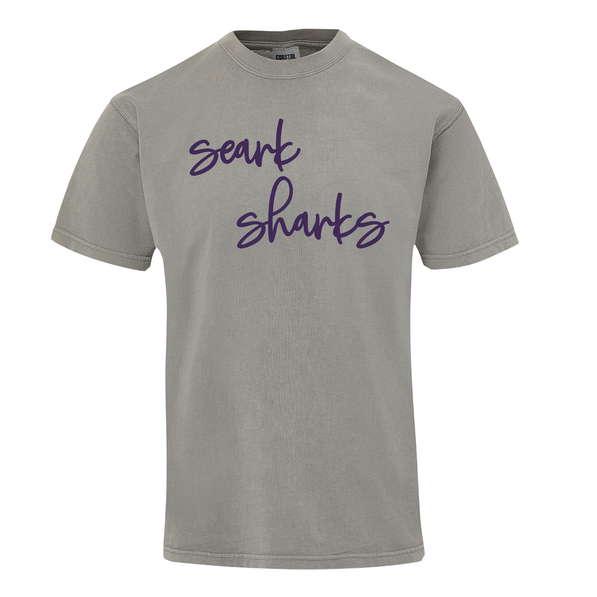 Product image 1 of 1 for Southeast Arkansas College Coastal Color Script Short Sleeve Tee, Hazy Days