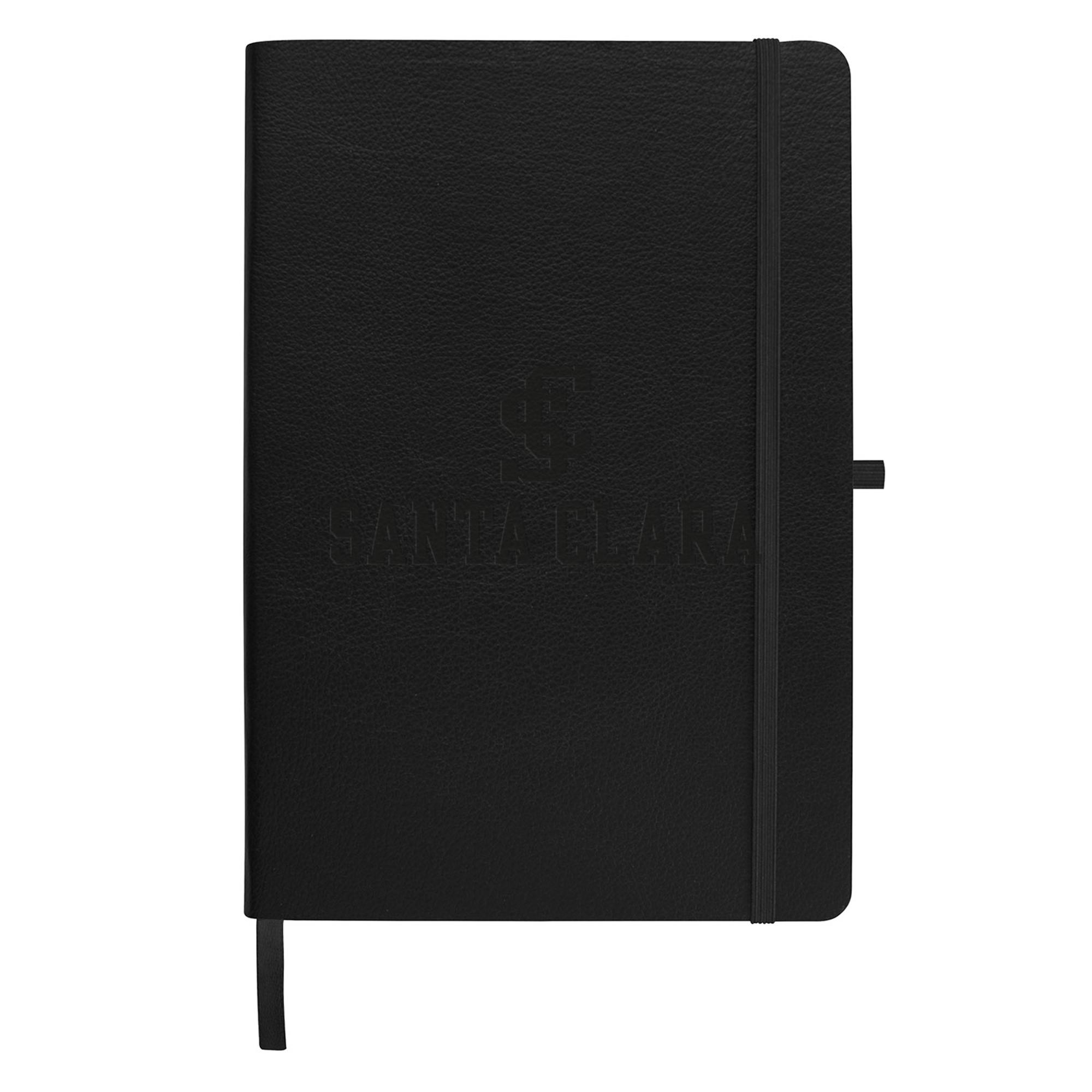 image of: Santa Clara Broncos Classic Textured Journal, Black