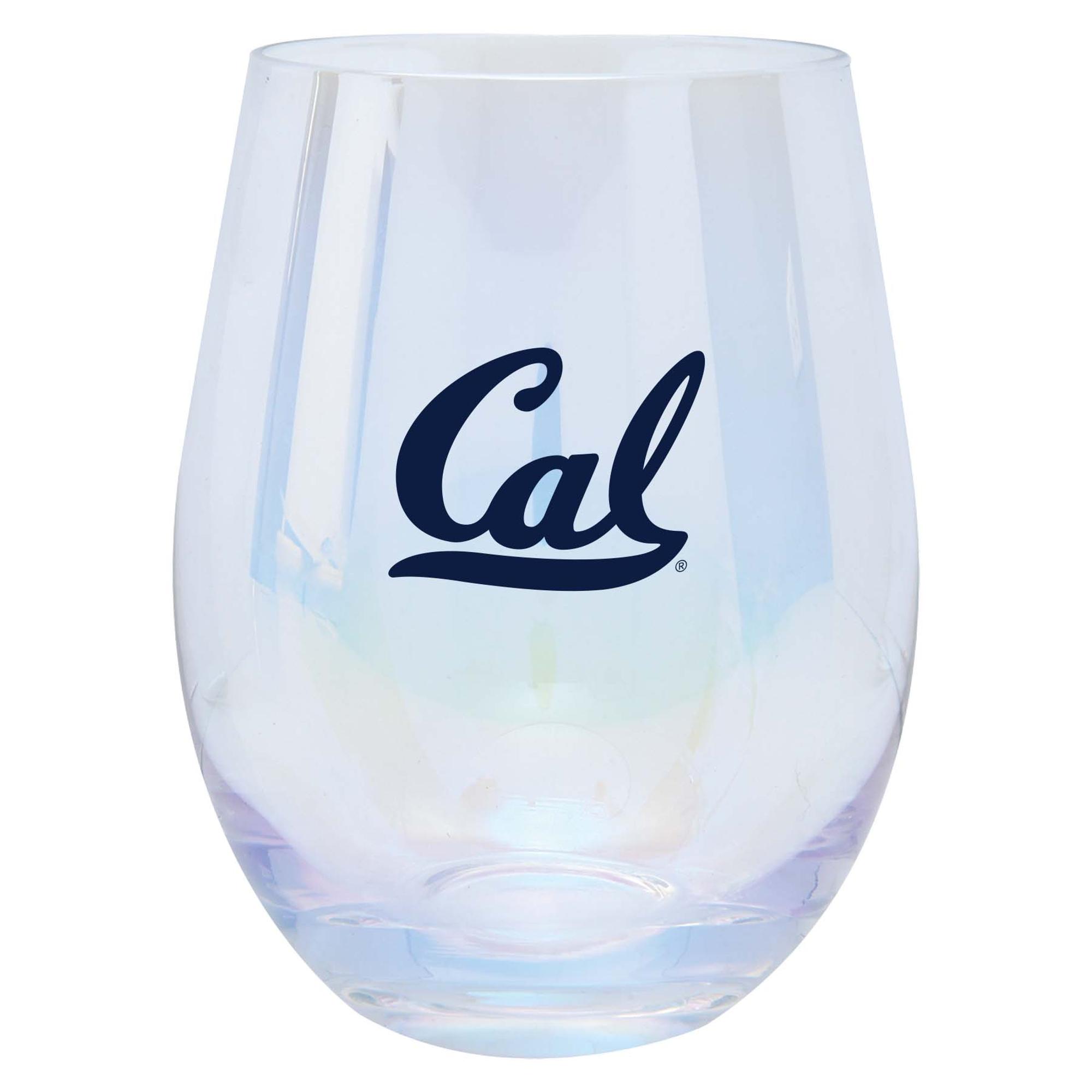 Product image 1 of 1 for Iridescent Wine Glass 17 oz. Cal Logo