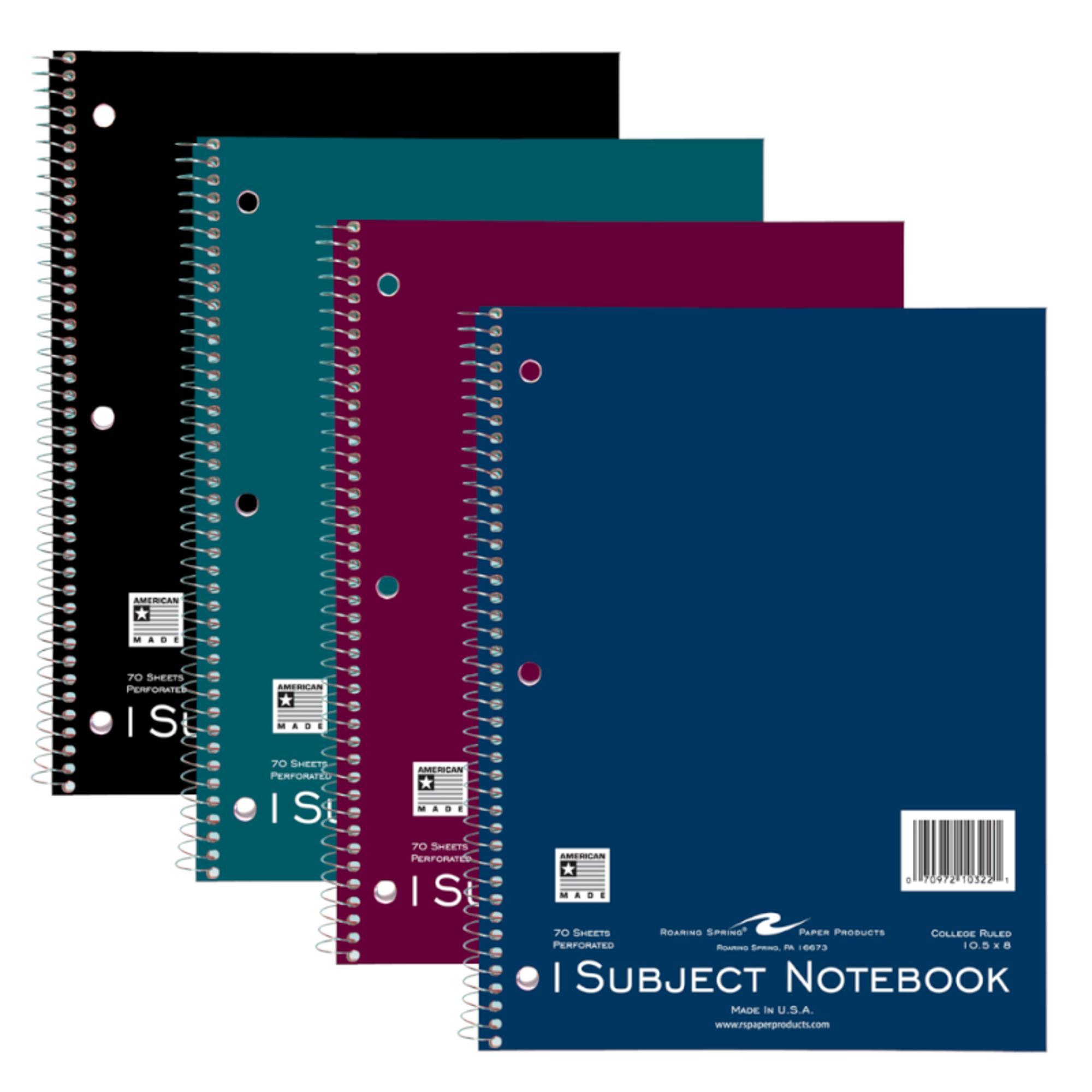 image of: SPIRAL 1 SUBJECT 70 SHEET