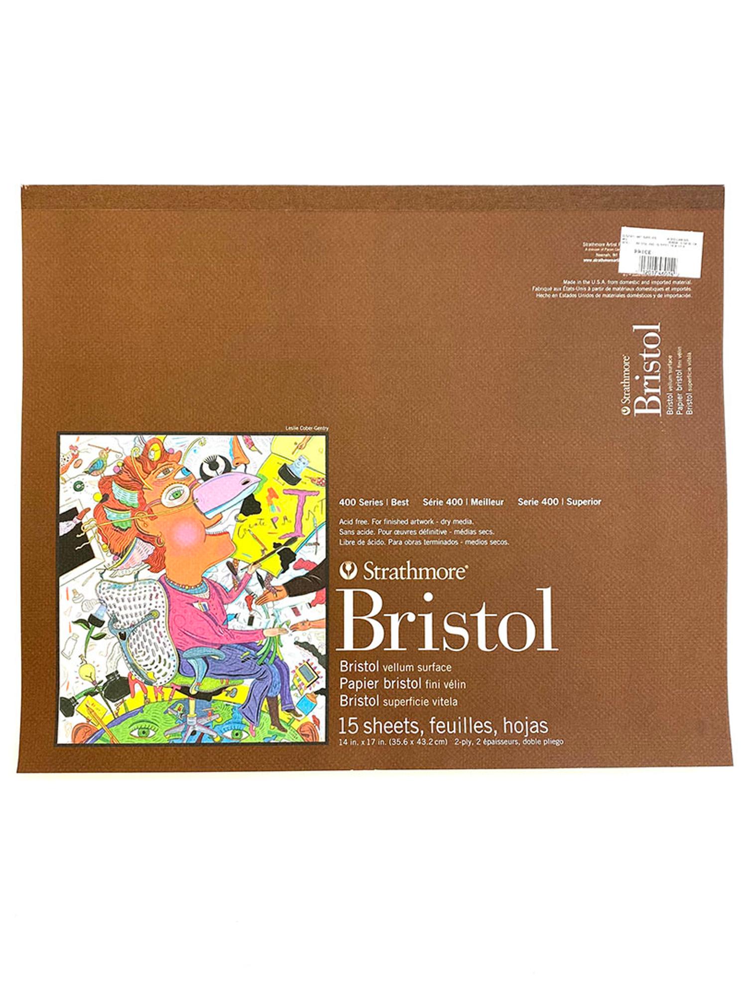 image of: BRISTOL PAD 15 SHEET 14X17 VELLIUM