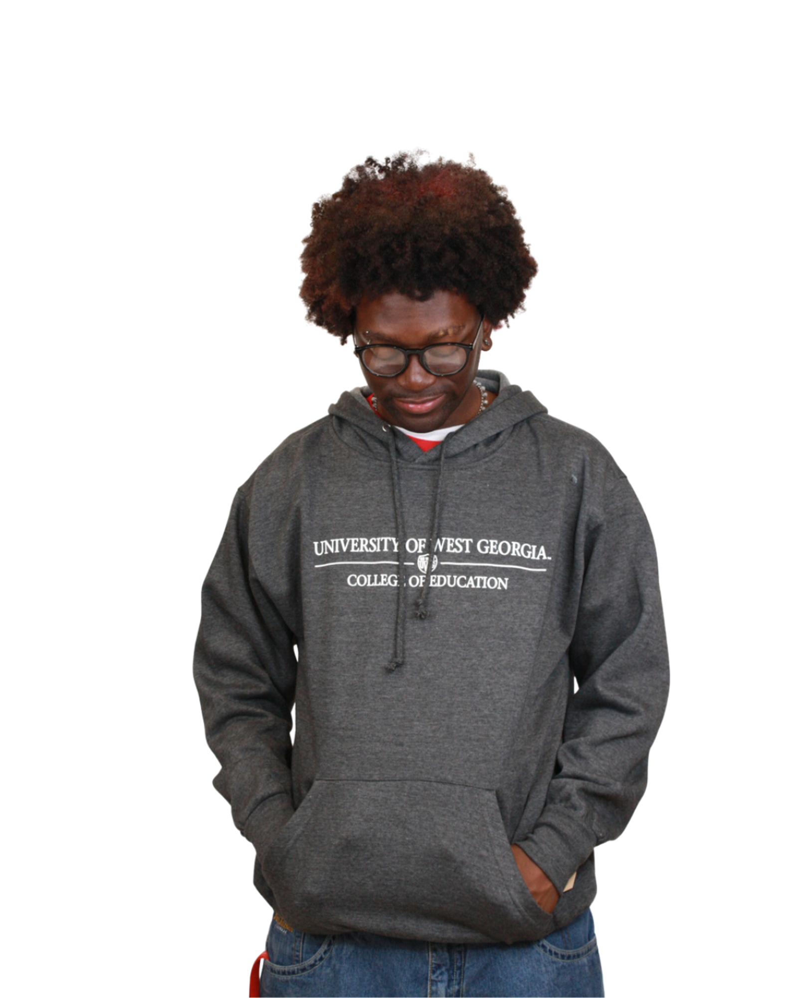 Product image 3 of 5 for COLLEGE OF EDUCATION SHIELD LOGO FUNDAMENTAL FLEECE HOOD