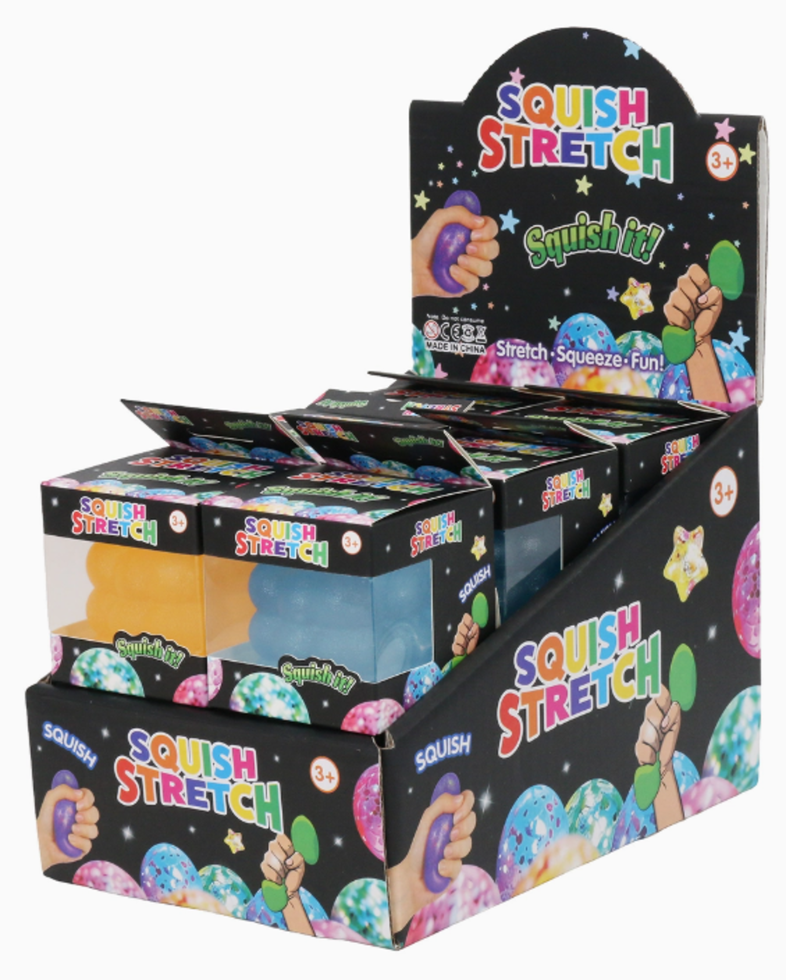 Product image 1 of 2 for Fidget Toy - Colorful Bubble Textured Cube Squishy