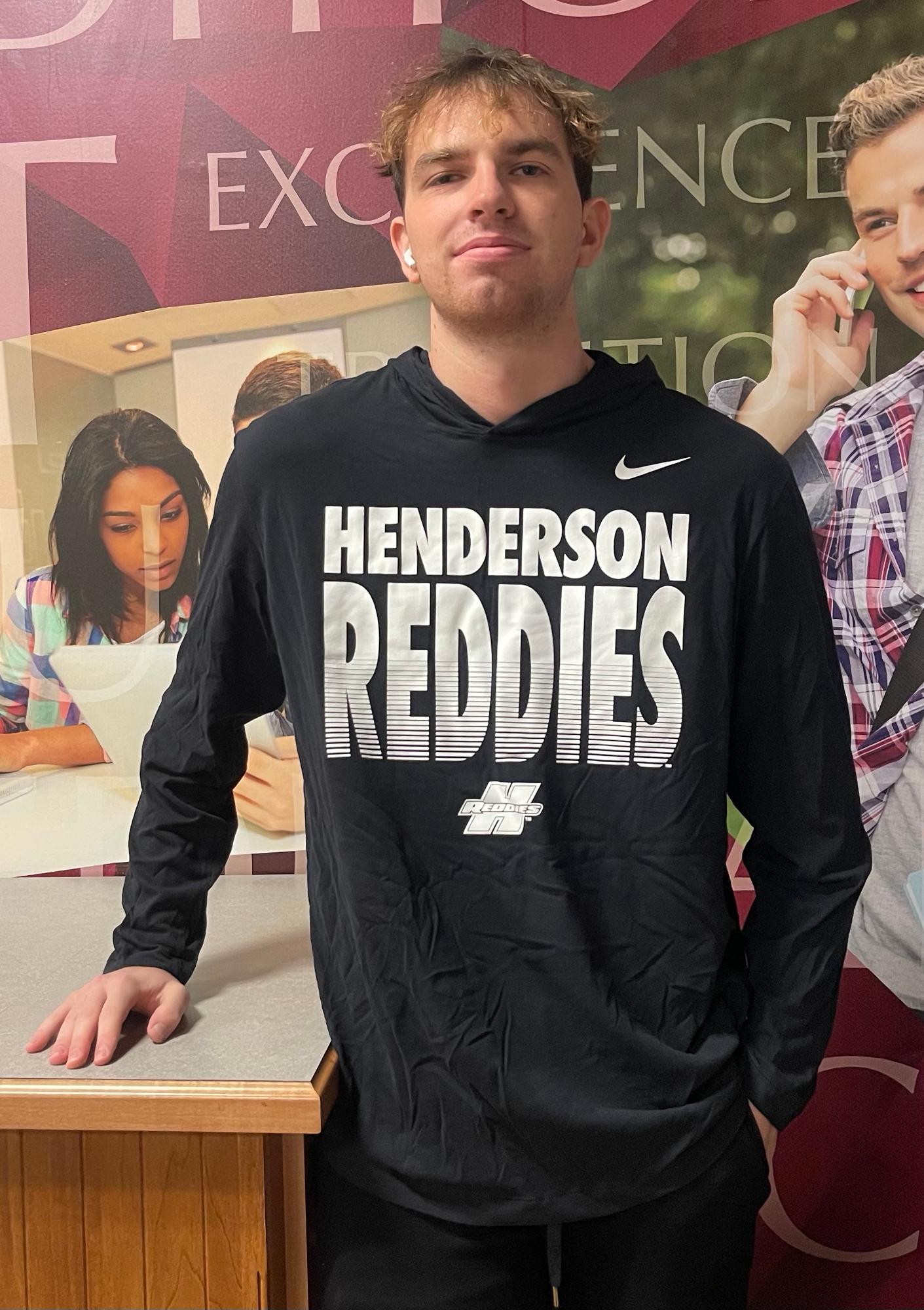 Product image 2 of 2 for Henderson Reddies Nike Dri-Fit Cotton Long Sleeve Hooded Tee