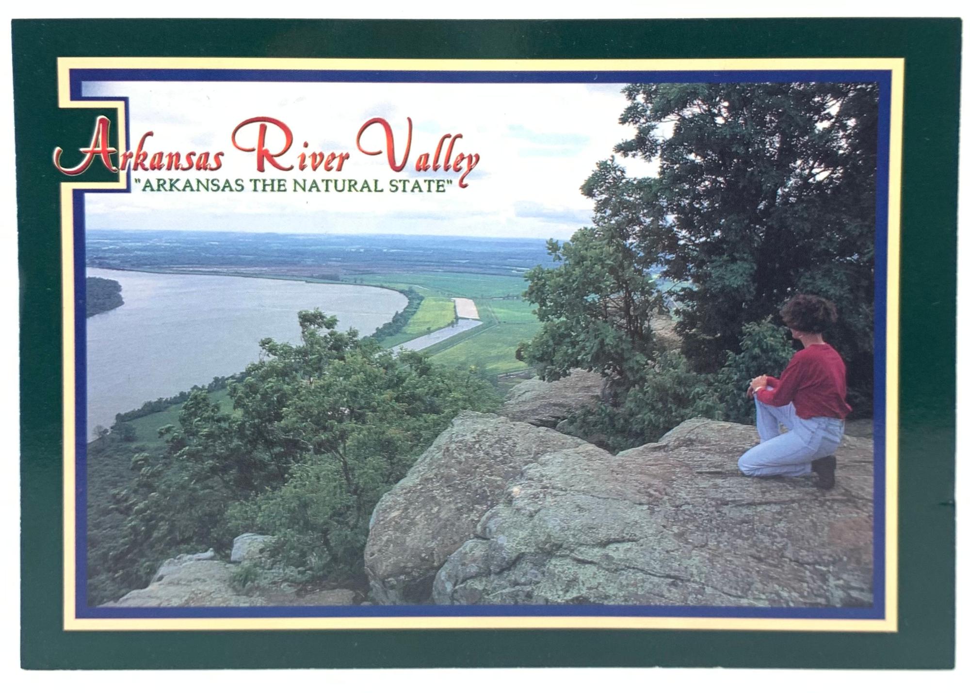 image of: Arkansas River Valley Postcard