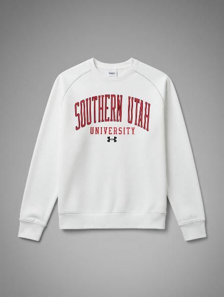 Gameday Fleece Crew Ivory SUU; $64.99