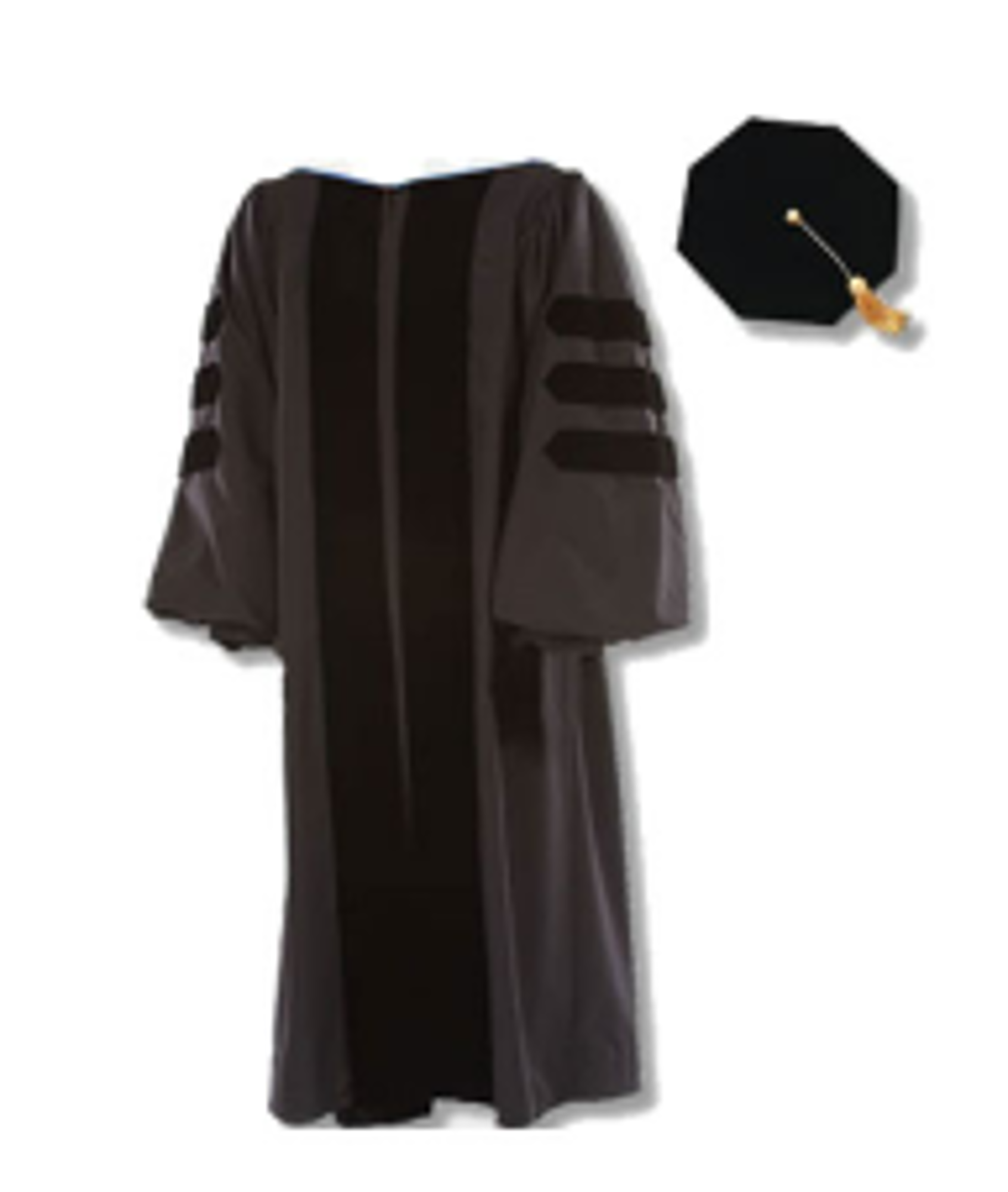 Product image 1 of 1 for UW- Stevens Point Doctorate Cap & Gown Package (Cap, Gown, Tassel)