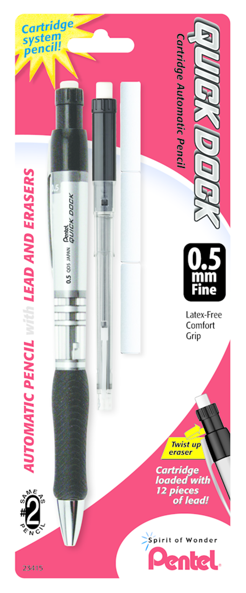 Pentel Quick Dock Mechanical Pencil 0.7mm Campus Bookstore Fayetteville