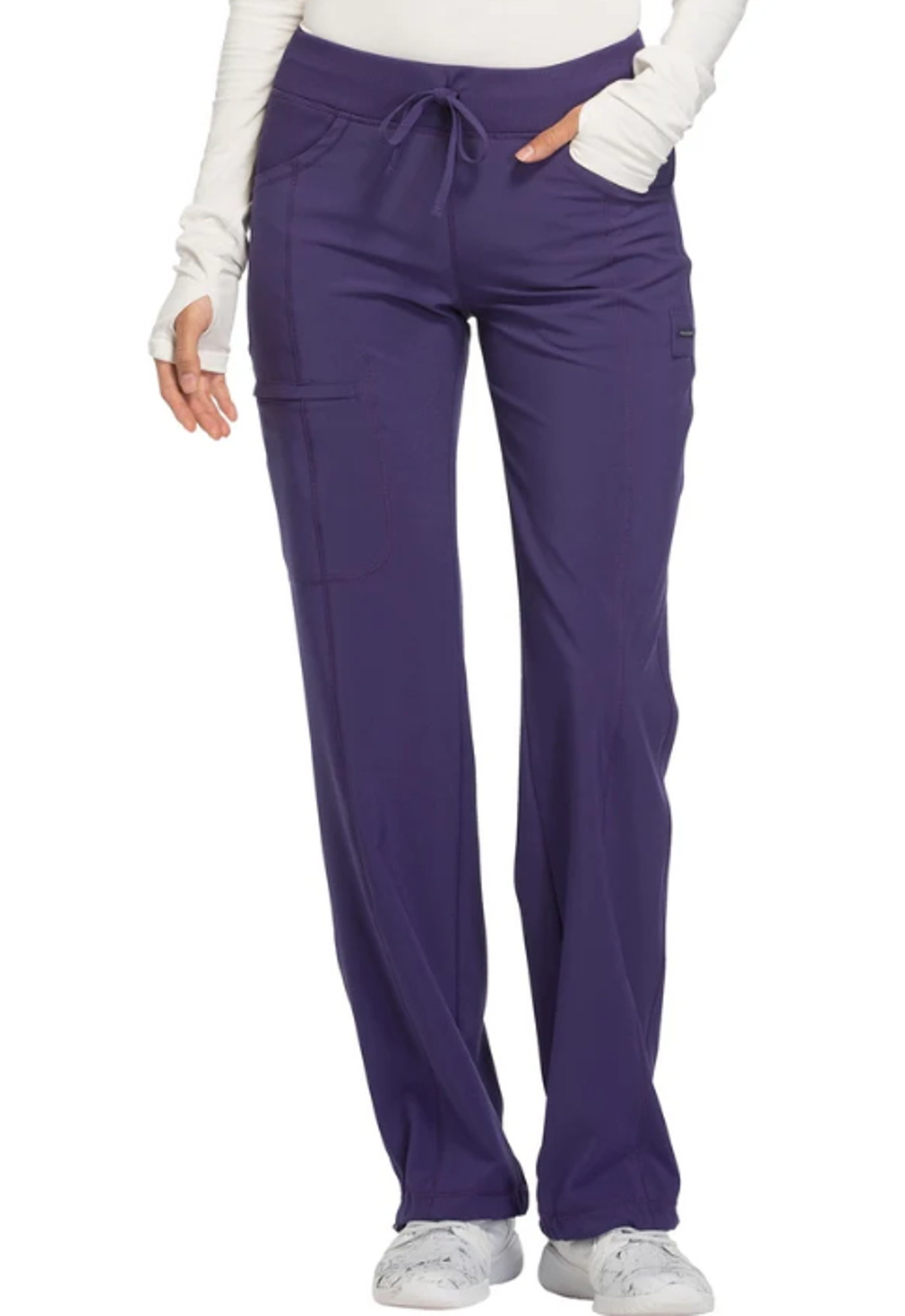 Product image 1 of 1 for Cherokee Infinity Womens Elastic Cargo Scrub Pant, Grape