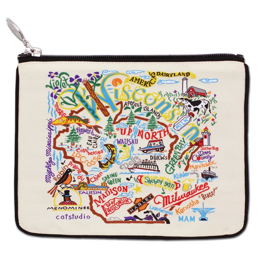 Product image 1 of 2 for Catstudio Wisconsin Zip Pouch