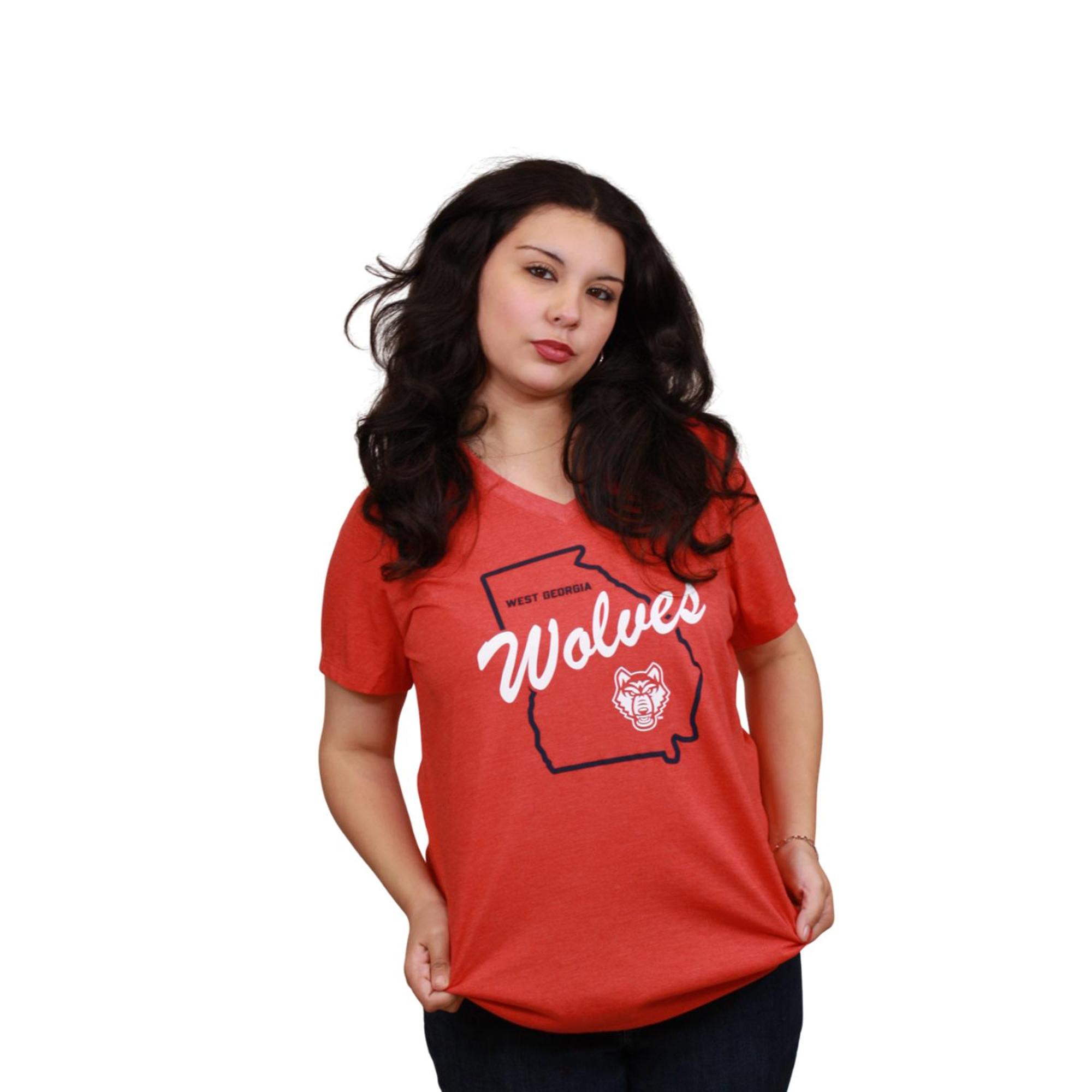 Product image 2 of 2 for WEST GA STATE OUTLINE NIKE TRI-BLEND SS MID-V